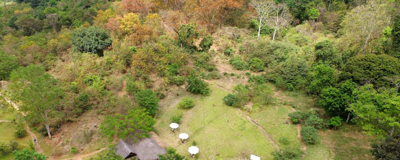 Udzungwa Forest Camp View from above