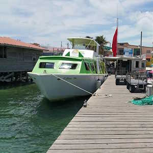 Central America Ecotourism - Travel by bwater taxi in Belize