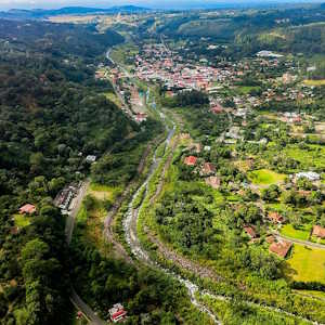 Panama Destinations- Aerial view of Boquete