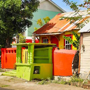 Dominica Colorfull house