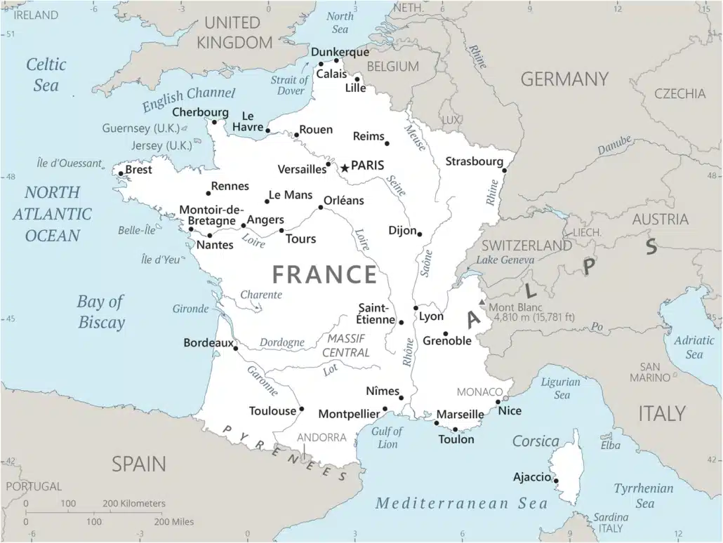 FRANCE MAP