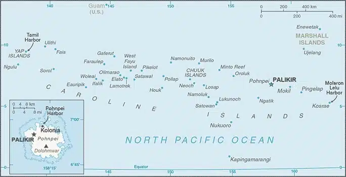 MICRONESIA MAP