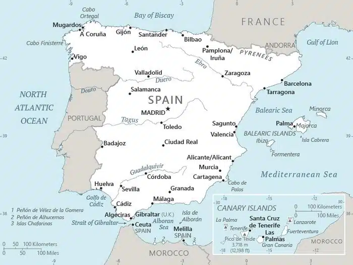 SPAIN MAP