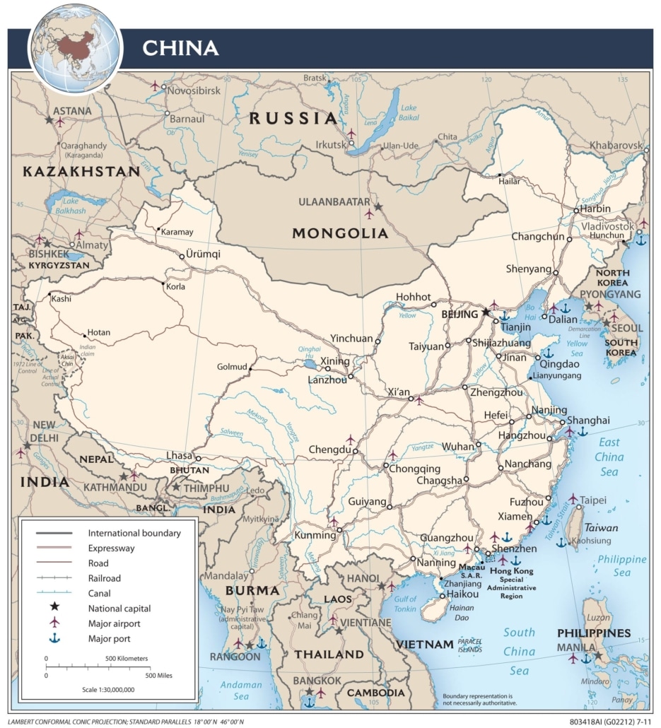 CHINA MAP