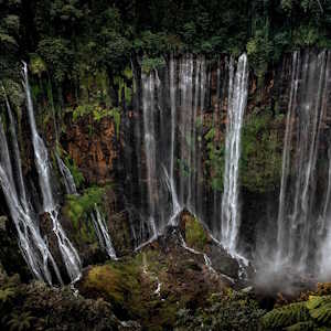 Indonesia Destinations Java Waterfall