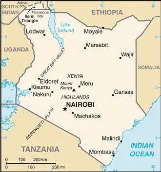 KENYA MAP