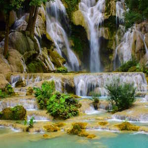 Laos Destinations Kuang Si Waterfall