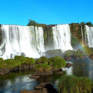 South America destinations. Brazil. Waterfalls of iguaçu