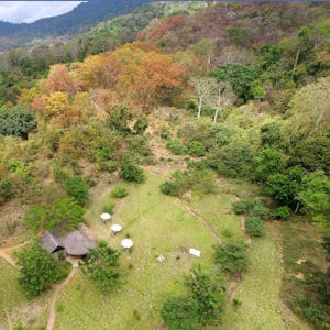 Tanzania eco lodges Udzungwa Forest Camp aerial view