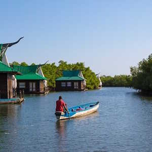 The Gambia Destinations Makasutu wooden boat